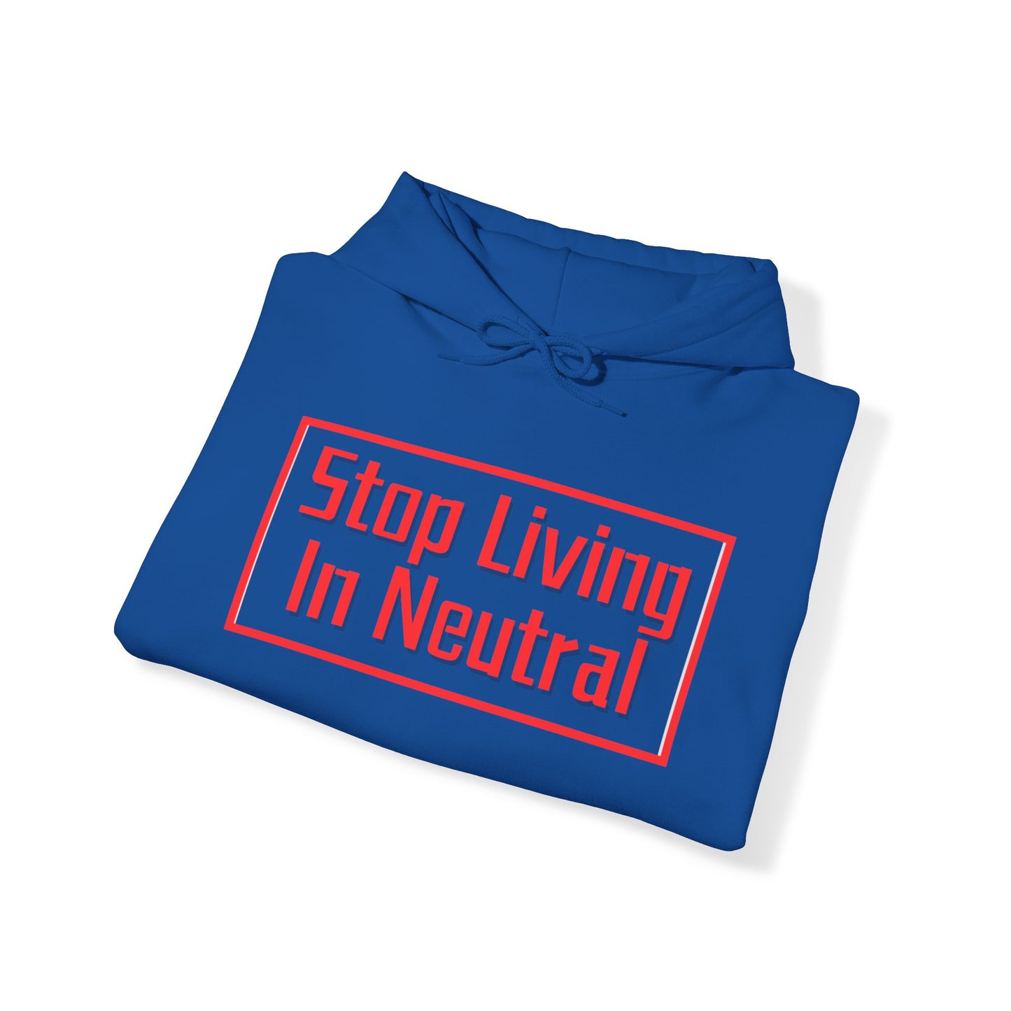 Living in Neutral(Red) Hooded Sweatshirt