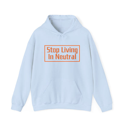 Living in Neutral (Orange) Unisex Hooded Sweatshirt