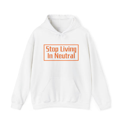 Living in Neutral (Orange) Unisex Hooded Sweatshirt