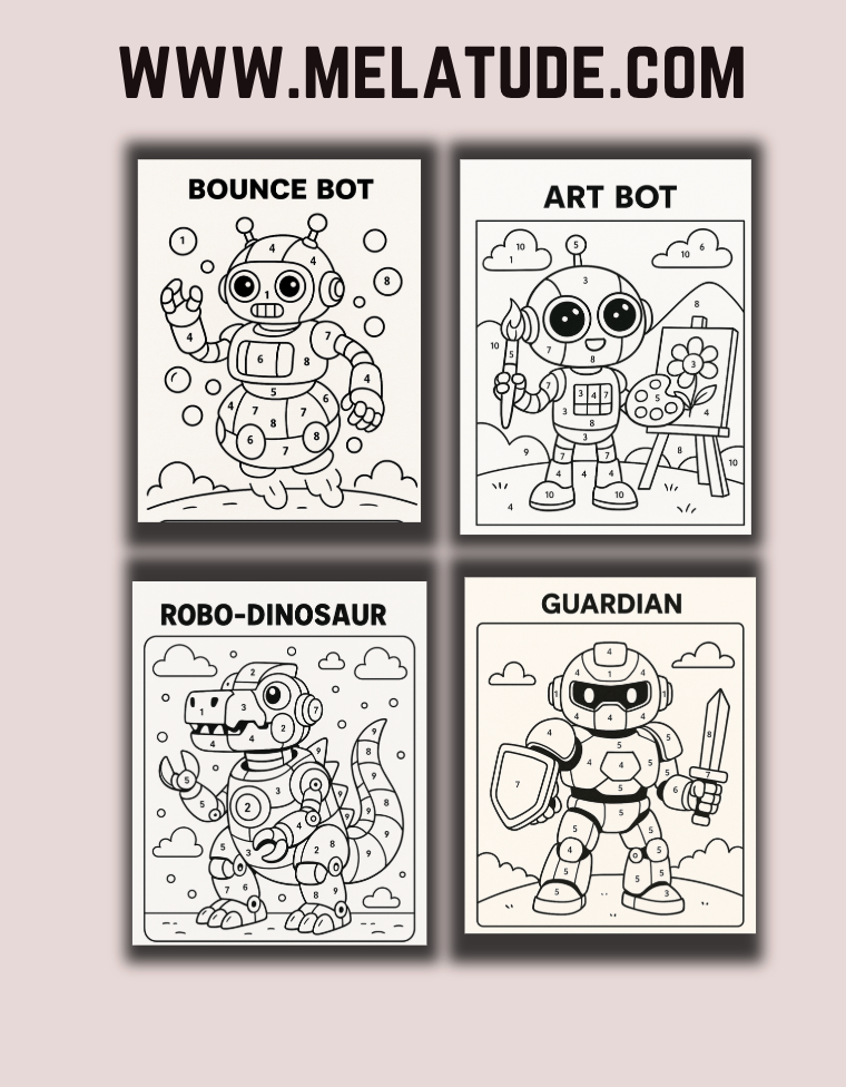 Robotville-Color By Number